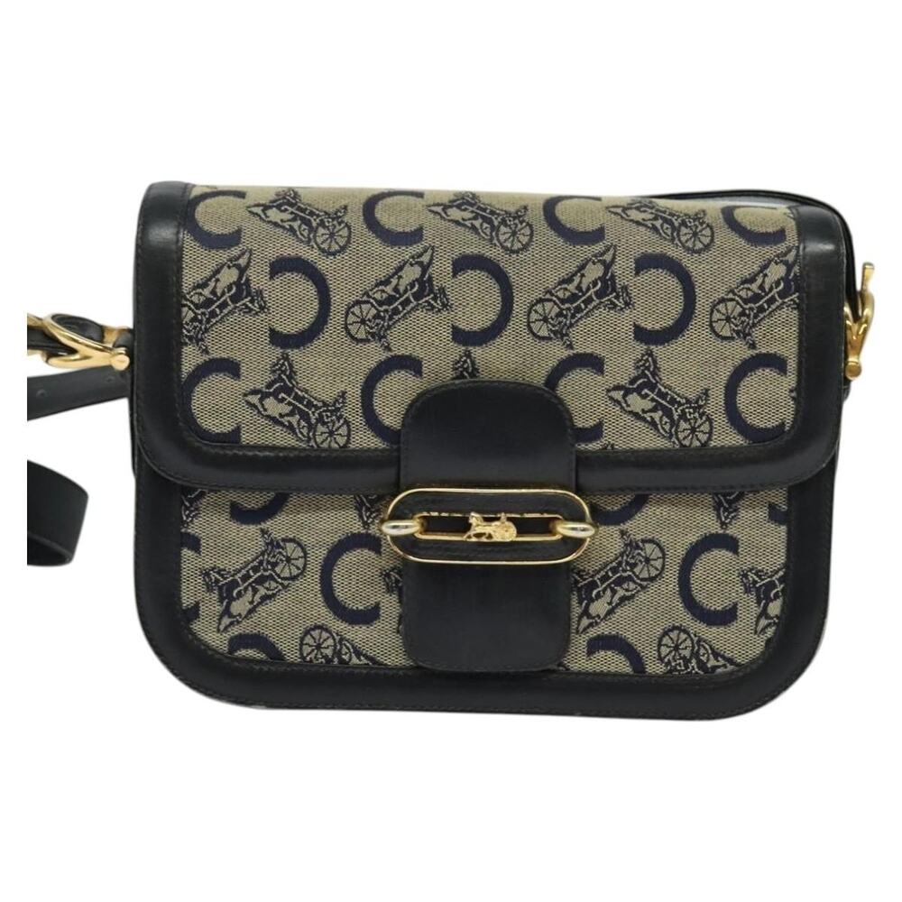 Celine C Sulky Shoulder Bag Navy